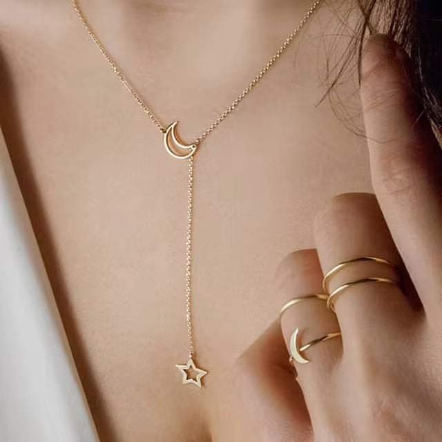 Stella Luna Elegance - Choker Necklace with Pendant