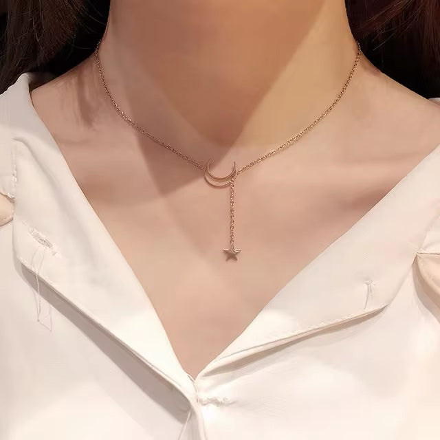 Stella Luna Elegance - Choker Necklace with Pendant
